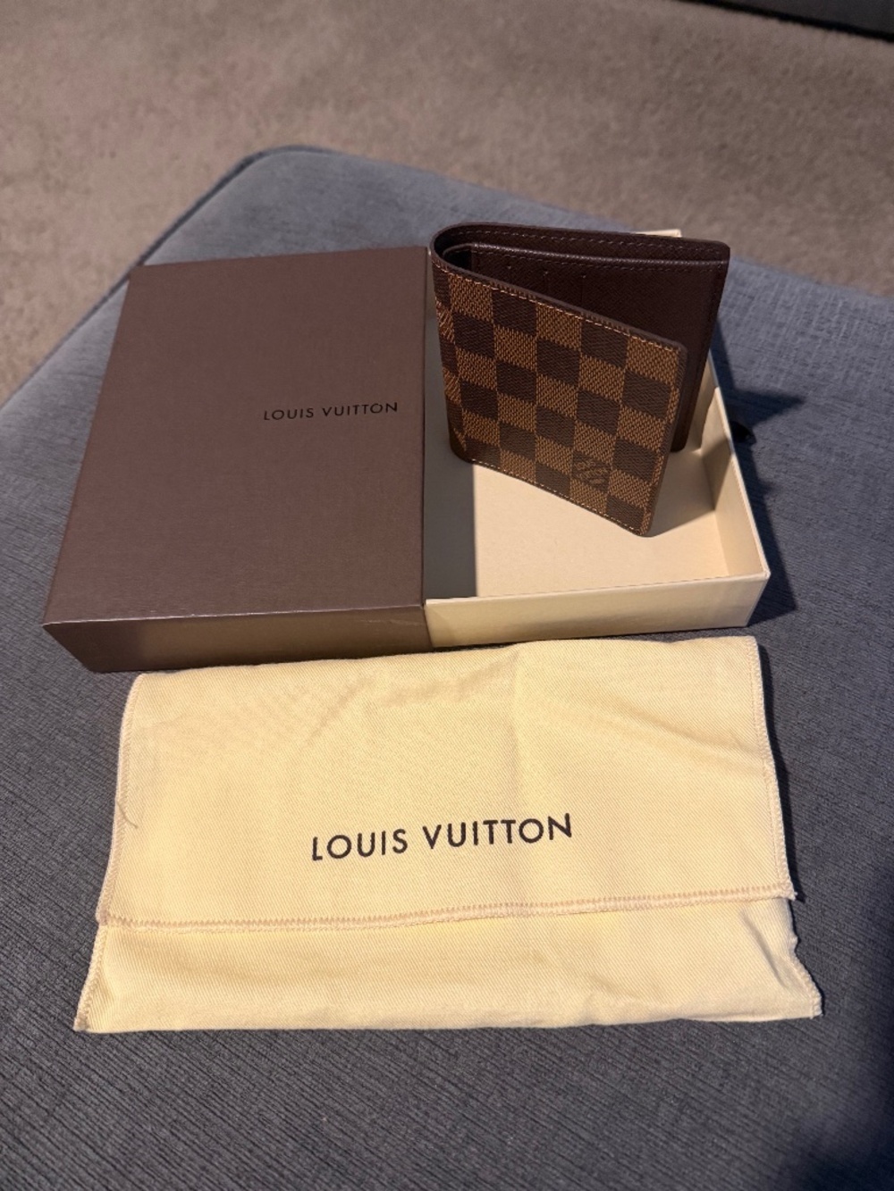 Louis Vuitton Men’s Wallet Brown Damier